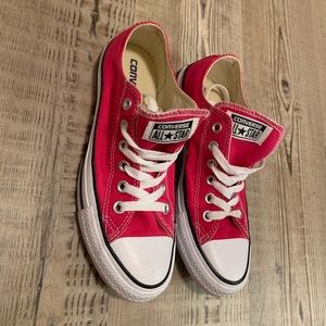 Hot pink Converse Shoes